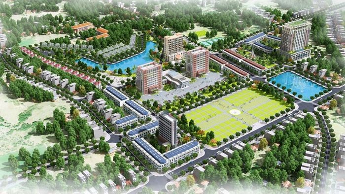 Hình ảnh quy hoạch chi tiết xây dựng Khu đô thị và Trung tâm hành chính tại thị trấn Chũ (Lục Ngạn).