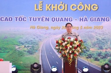 Khởi công tuyến đường cao tốc Tuyên Quang - Hà Giang