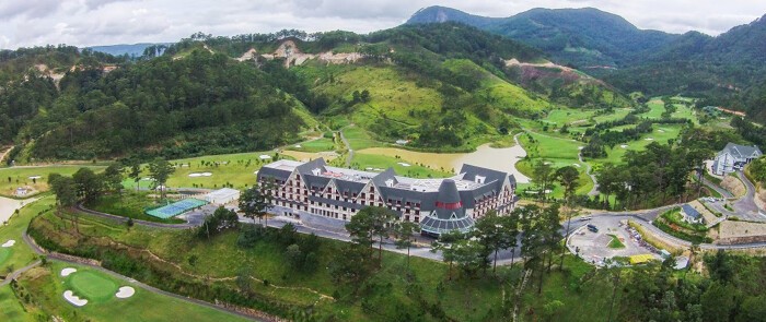 Dự án Khu nghỉ dưỡng cao cấp tại Khu du lịch quốc gia hồ Tuyền Lâm tại TP Đà Lạt. Ảnh: SAM Holdings).