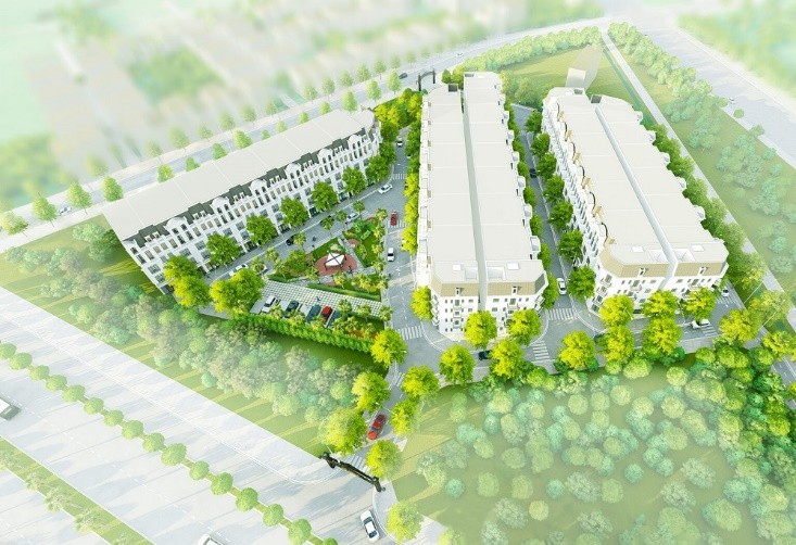 Phối cảnh dự án Yên Trung Residence. 