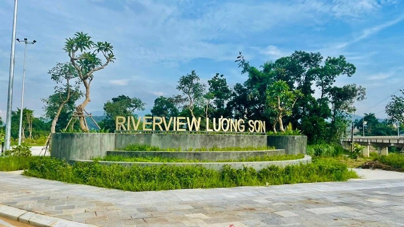 Dự án khu nhà ở Riverview Lương Sơn, Hòa Bình. Ảnh: Báo Xây dựng