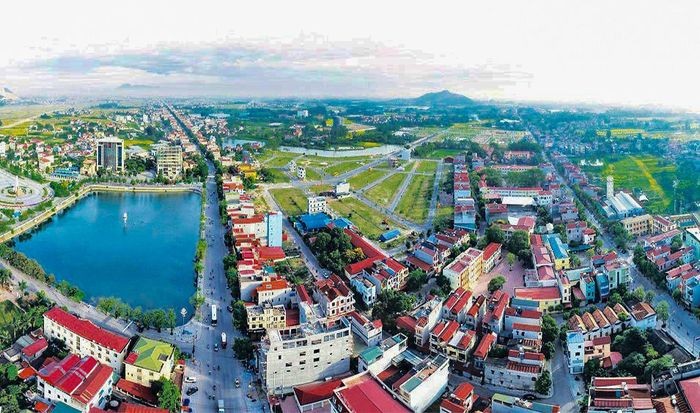 Huyện Việt Yên sắp đấu giá nhiều lô đất. (Ảnh: CTTĐT Bắc Giang)