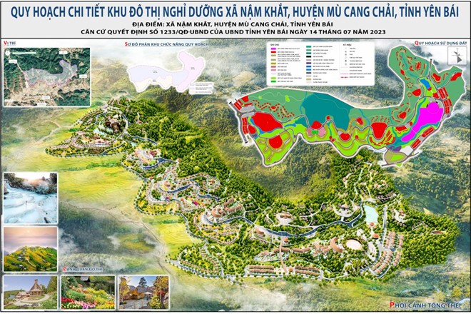 Mù Cang Chải (Yên Bái): Phê duyệt quy hoạch khu đô thị nghỉ dưỡng 130 ha