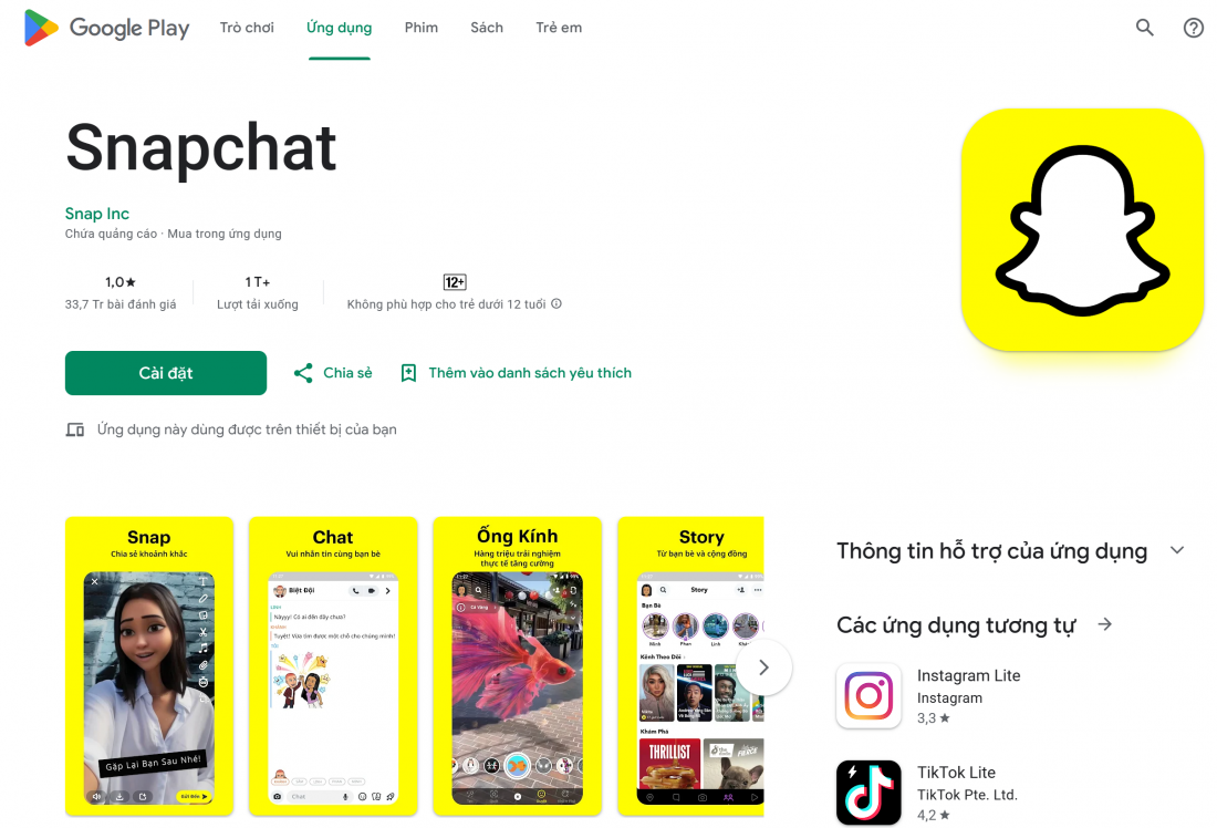 Ứng dụng Snapchat nhận 'bão' đánh giá 1 sao vì bản đồ 'đường lưỡi bò' phi pháp
