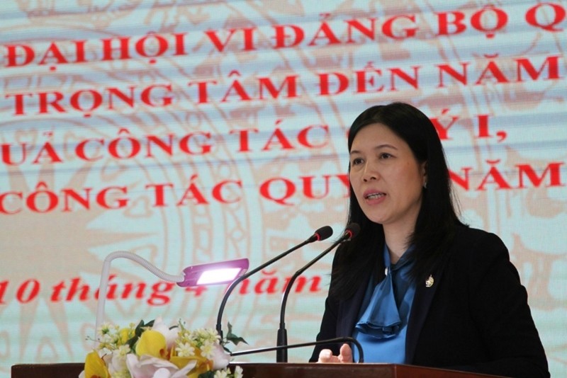 Bà Trần Thị Phương Hoa, Bí thư Quận ủy Cầu Giấy