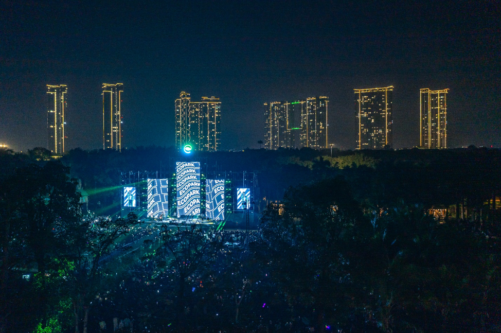 Đêm đại nhạc hội giữa không gian xanh Ecopark