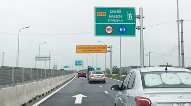8 tuyến cao tốc được nâng tốc độ tối đa 90km/giờ