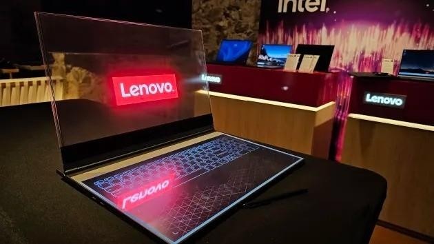 Gã khổng lồ công nghệ Trung Quốc Lenovo khoe laptop có màn hình trong suốt