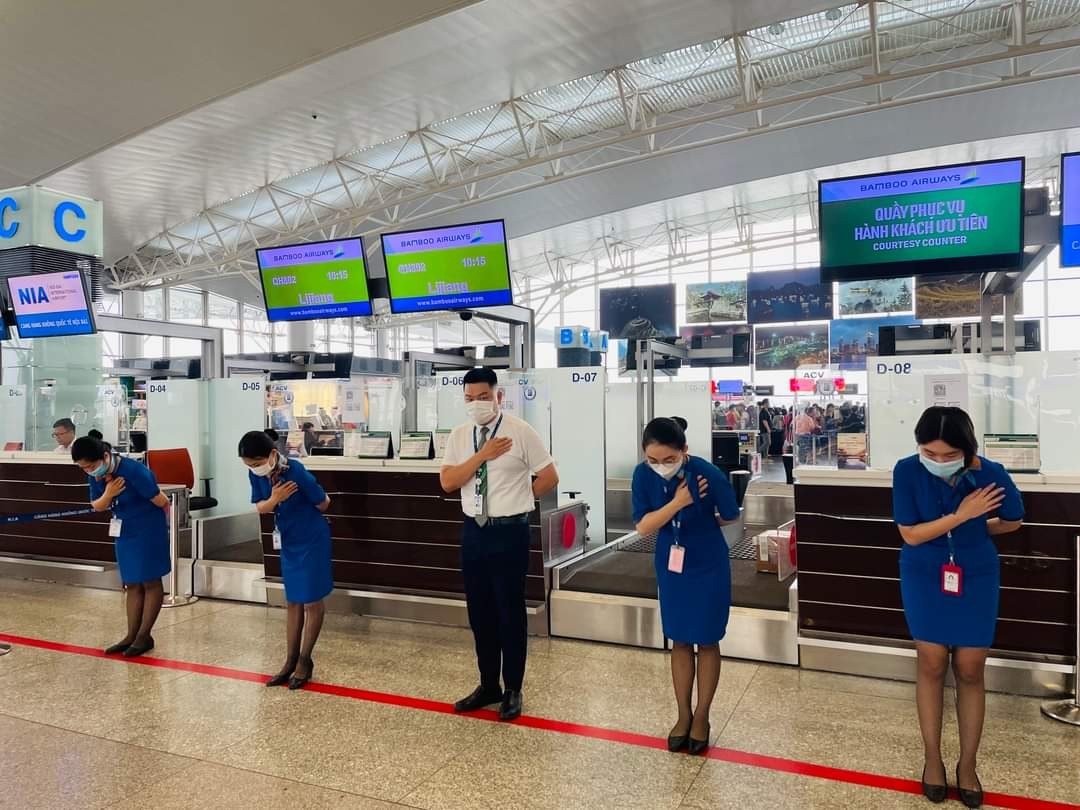 Bamboo Airways tự phục vụ khách dưới mặt đất từ ngày 1/3