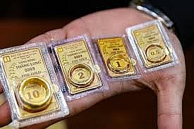 Vàng miếng tăng 2,1 triệu đồng/lượng so với đầu phiên sáng, leo thẳng lên đỉnh lịch sử 84,7 triệu đồng/lượng