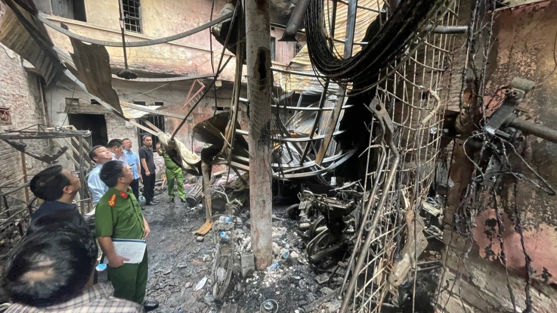 Khởi tố vụ án cháy nhà trọ ở Hà Nội làm 14 người chết