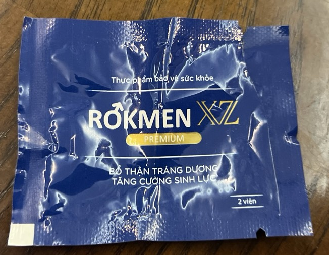 Cảnh báo sản phẩm thực phẩm bảo vệ sức khỏe Rokmen XZ Premium