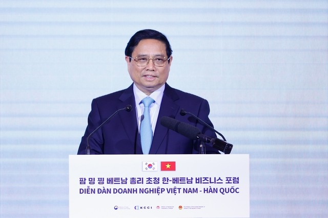 Thủ tướng Phạm Minh Chính cho rằng quan hệ Việt Nam-Hàn Quốc đang ở giai đoạn 