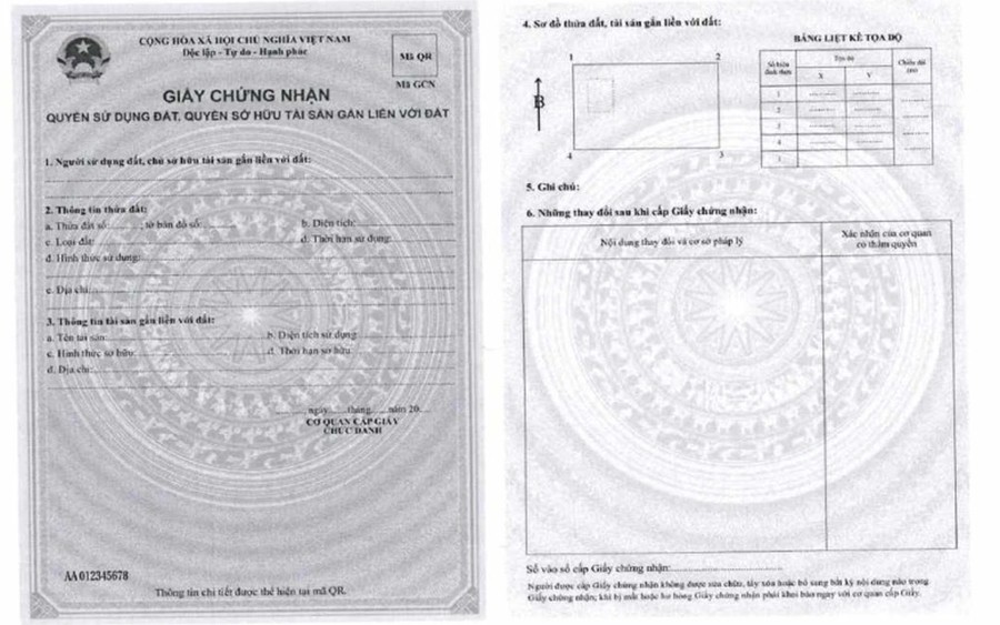 Thông tư 10/2024/TT-BTNMT ngày 31/7/2024 của Bộ Tài nguyên và Môi trường quy định Mã Giấy chứng nhận quyền sử dụng đất, quyền sở hữu tài sản gắn liền với đất.