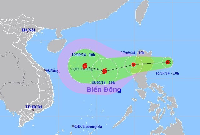 Áp thấp nhiệt đới có khả năng mạnh lên thành bão