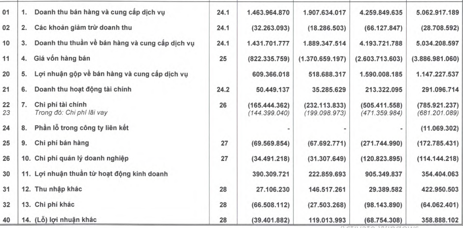 Hoàng Anh Gia Lai doanh thu bán heo sạch, trái cây sụt giảm vẫn hoàn thành 64,5% kế hoạch lợi nhuận năm 2024