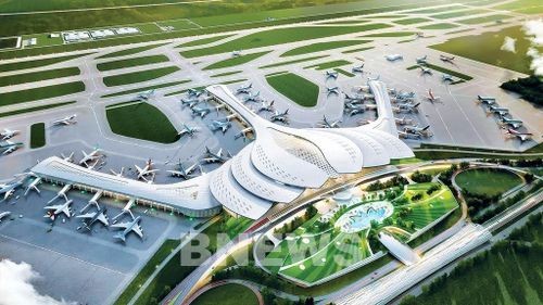Dự án sân bay Long Thành đang được khẩn trương thi công đảm bảo tiến độ đề ra. Ảnh: CTV/BNEWS/TTXVN