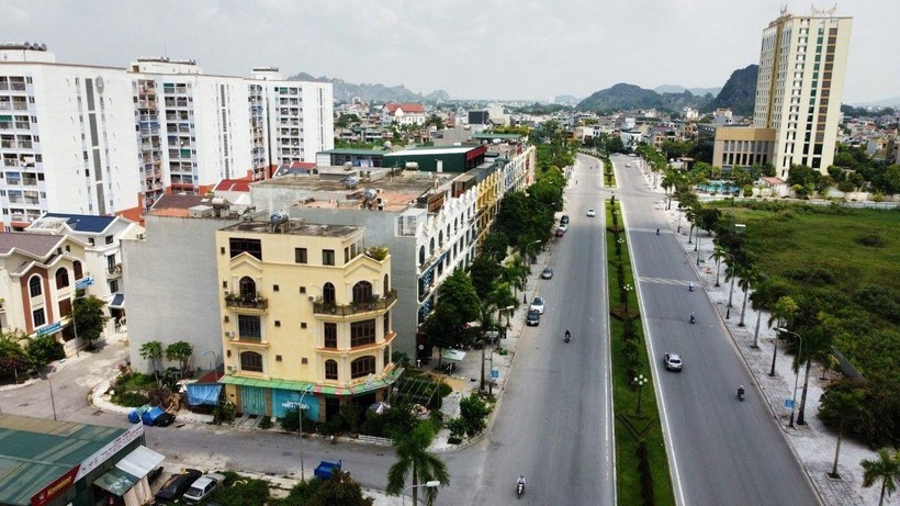 Dự án nhà ở sinh thái xanh FLC Thanh Hóa nằm dọc đại lộ Võ Nguyên Giáp, TP Thanh Hóa. Ảnh: Giáo dục Thời đại 