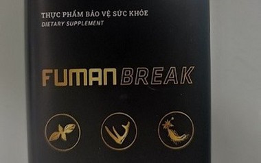 Thu hồi sản phẩm tăng cường sinh lý cho năm giới Fuman Break vì chứa chất cấm