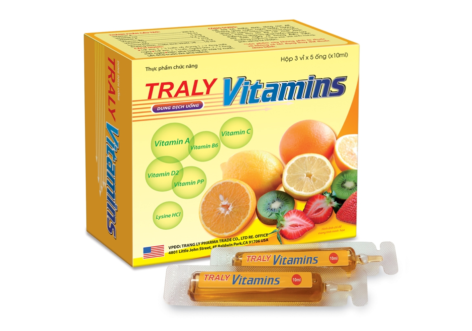Thu hồi thực phẩm bảo vệ sức khỏe Traly Vitamins do không bảo đảm an toàn
