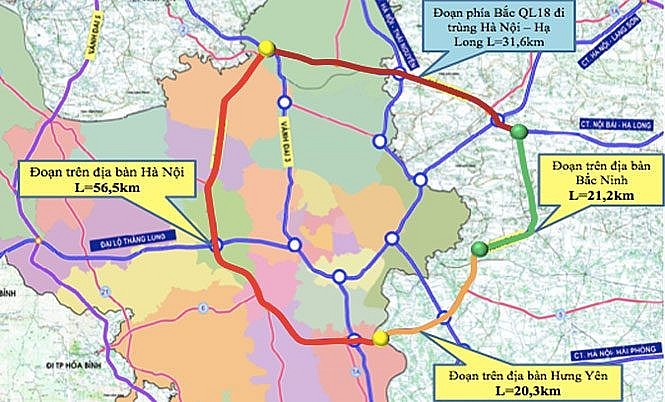 Đường vành đai 4 – tuyến Thủ đô được đánh giá sẽ làm thay đổi diện mạo, chất lượng hạ tầng giao thông khu vực vùng Thủ đô (gồm các địa phương Hà Nội, Hưng Yên và Bắc Ninh).