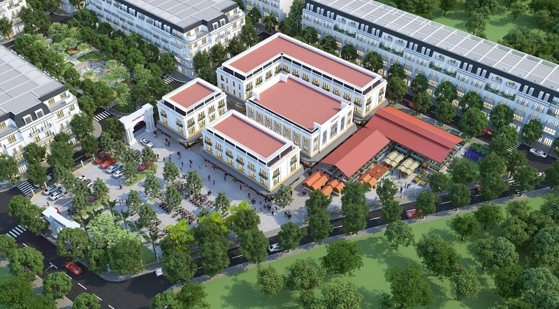 Dự án chợ kết hợp trung tâm thương mại và khu nhà ở liền kề tại Hưng Yên