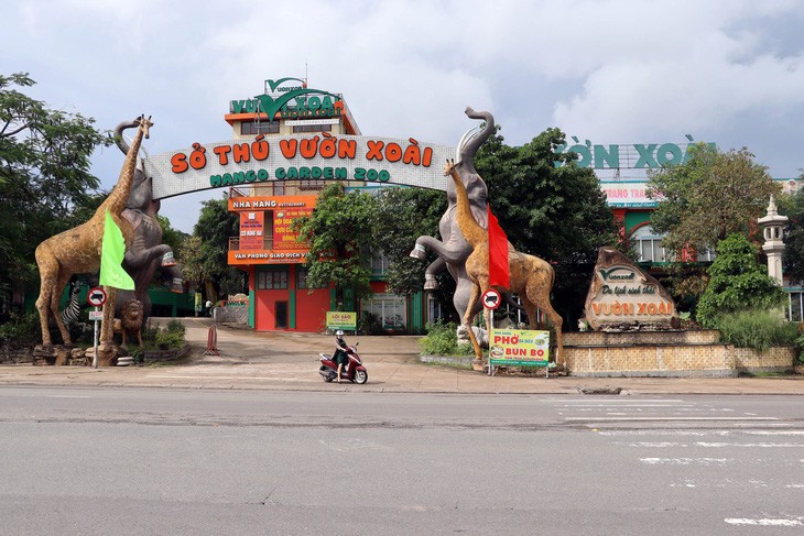Khu du lịch sinh thái Vườn Xoài tọa lạc tại phường Phước Tân, TP Biên Hòa, Đồng Nai hoạt động từ nhiều năm nay nhưng chưa được chấp thuận chủ trương đầu tư. Ảnh: Tuổi Trẻ