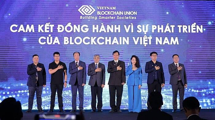  Sự kiện ra mắt Liên minh Blockchain Việt Nam của Hội Truyền thông số Việt Nam. (Ảnh: VBU)