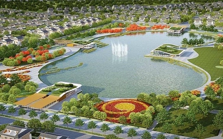 Phối cảnh The Felix Land: Dự án Khu đô thị tại Bắc Giang