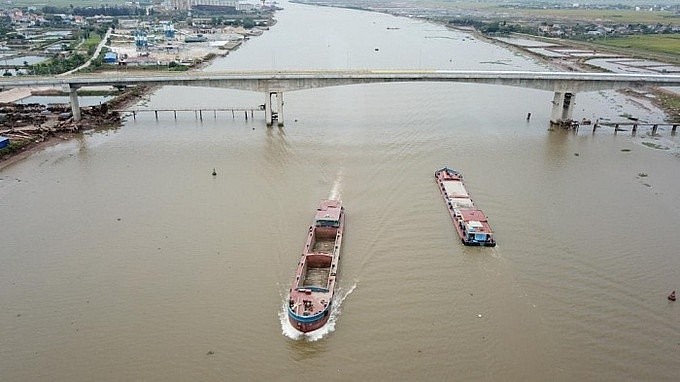 cầu vượt sông Đáy trên cao tốc Ninh Bình - Hải Phòng với nguồn vốn 1.800 tỷ đồng từ ngân sách. Ảnh minh họa