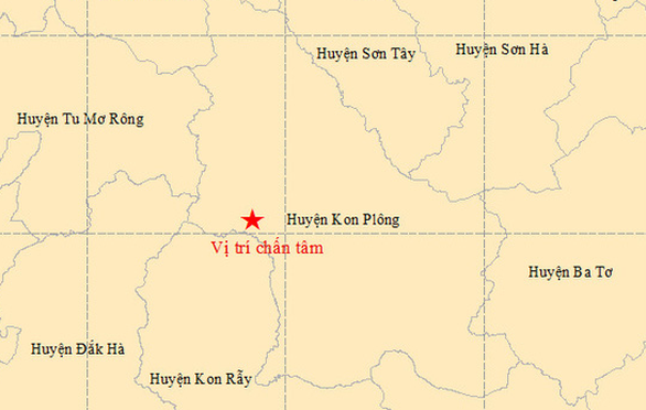 Kon Tum ghi nhận trận động đất mạnh nhất trong hơn một thế kỷ