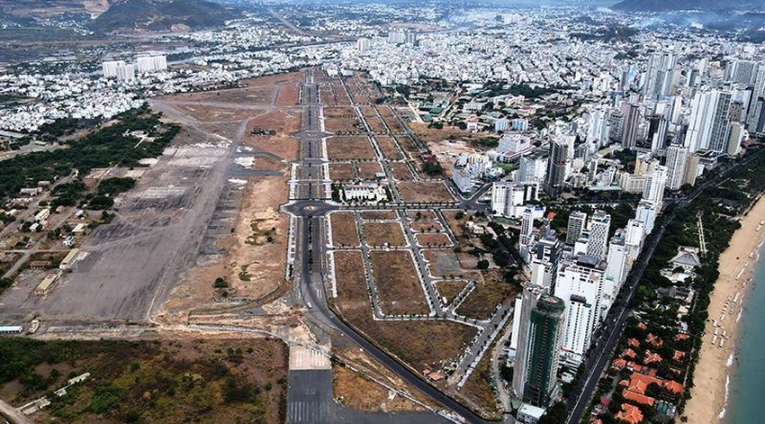 Khu vực sân bay Nha Trang cũ được giao cho Tập đoàn Phúc Sơn làm dự án. Ảnh: Plo.vn
