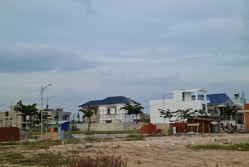 Một góc khu tái định cư Lộc An- Bình Sơn.