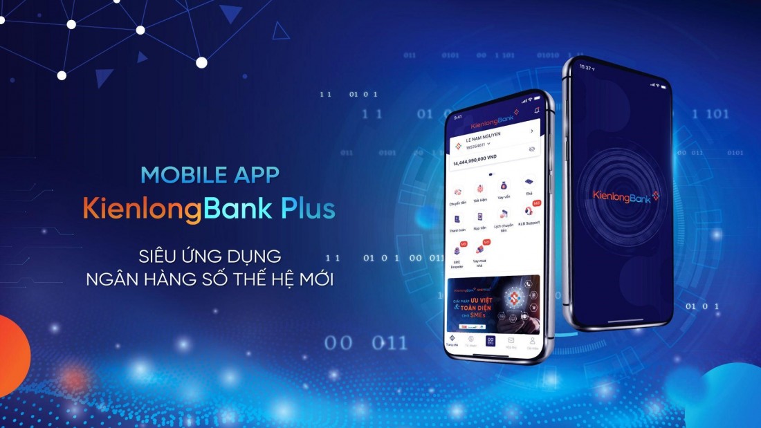 Ứng dụng KienlongBank Plus - sản phẩm vinh danh tại giải thưởng “Chuyển đổi số Việt Nam”