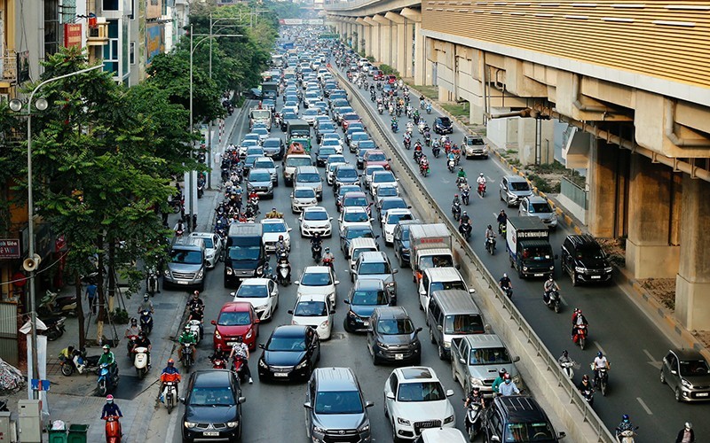 Việc thu phí được cho là sẽ góp phần giảm ùn tắc giao thông tại khu vực nội đô Hà Nội.