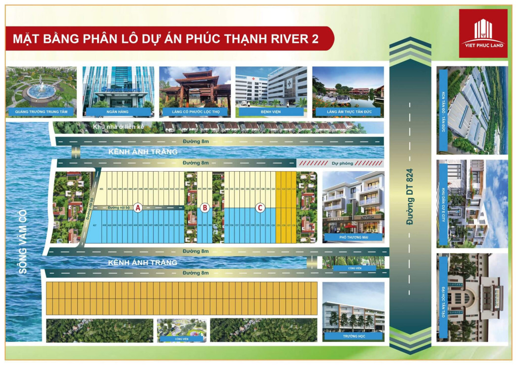 Dự án khu dân cư Phúc Thạnh River 2 tại tỉnh Long An