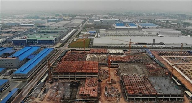 Một góc khu công nghiệp Quang Châu (Bắc Giang). (Ảnh: Danh Lam/TTXVN)