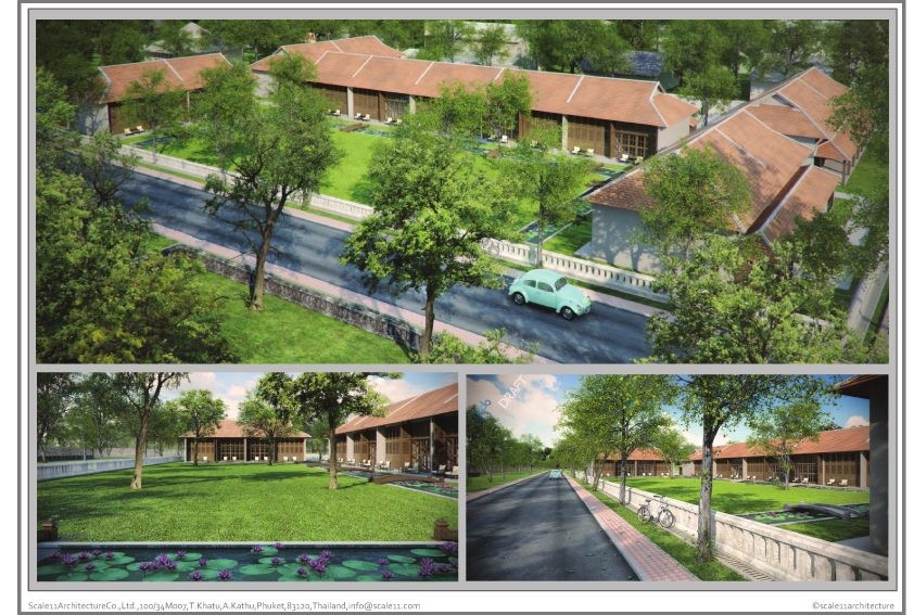 Phối cảnh khu nghỉ dưỡng đẳng cấp Nama resort trong thiết kế trình Sở Xây dựng tỉnh Thừa Thiên - Huế thẩm định.