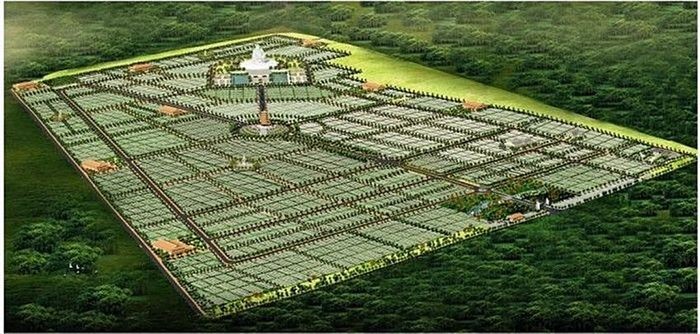 Phối cảnh nghĩa trang sinh thái Bắc Phan Thiết đã bị thu hồi.