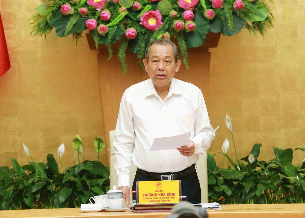 Phó Thủ tướng Thường trực Chính phủ Trương Hòa Bình (ảnh VGP).