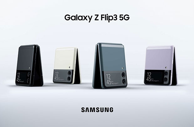 Mẫu Galaxy Z Flip3 với màn hình 6,7 inch