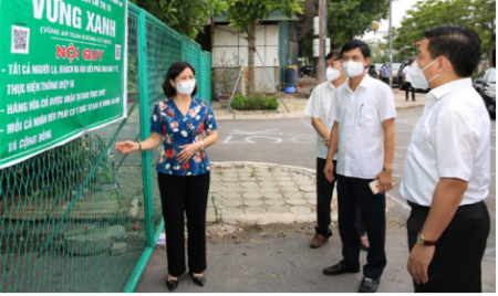 Các địa phương của Hà Nội đang nỗ lực để mở rộng vùng xanh an toàn.