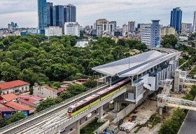 Metro Nhổn-Ga Hà Nội sắp vận hành đoạn trên cao đến Cầu Giấy từ tháng 9/2023