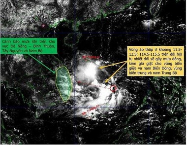 Dự báo thời tiết ngày 19/9: Vùng áp thấp trên biển Đông gây mưa lớn nhiều nơi