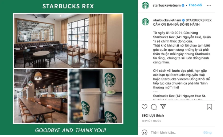 Starbucks Rex: Chi nhánh cafe đình đám nhất TP HCM chính thức đóng cửa