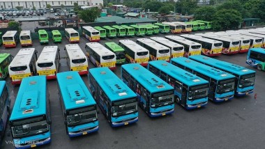 Xe buýt Hà Nội chưa được hoạt động trở lại
