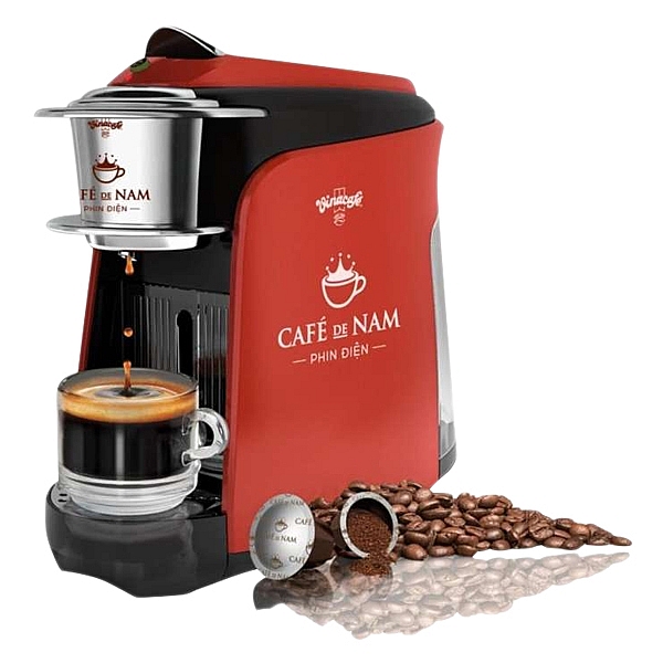Café de Nam được sản xuất dưới dạng viên, và được Vinacafe giới thiệu là cà phê robusta và arabica rang xay 100% nguyên chất. Ảnh: Int