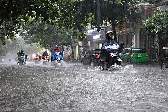 Khu vực đồng bằng và các đô thị cần đề phòng ngập úng cục bộ trong cơn mưa.  Ảnh: Int