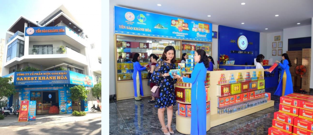 Hệ thống đại lý phân phối, bán lẻ của thương hiệu Sanest Khánh Hòa.