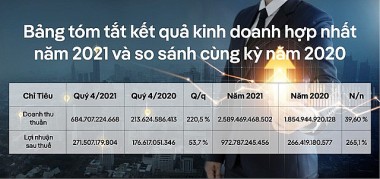 Bamboo Capital: Lợi nhuận 2021 hơn 973 tỷ đồng, tỉ lệ nợ trên vốn chủ sở hữu giảm mạnh